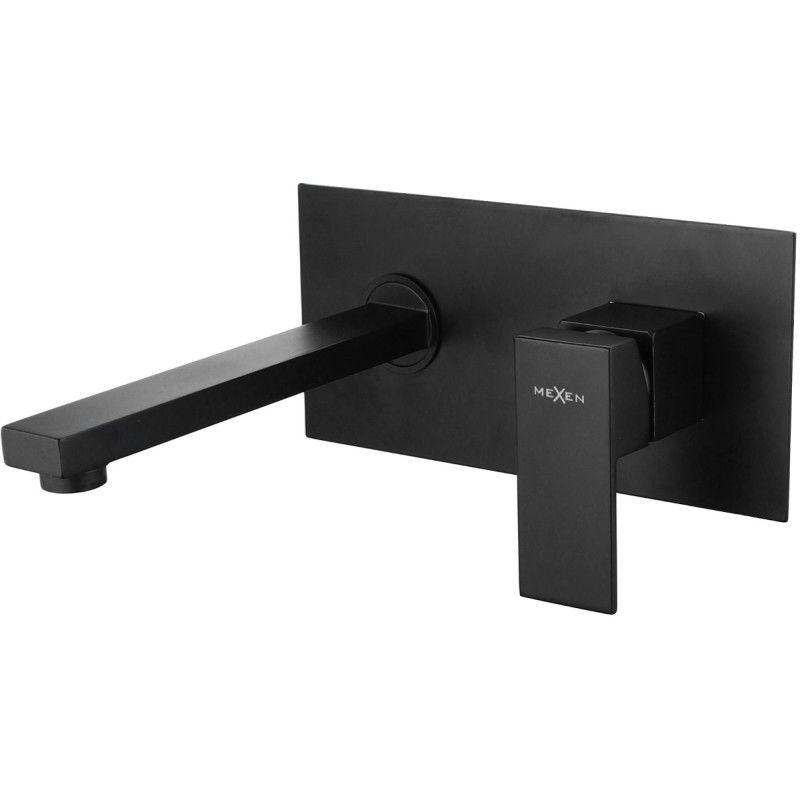 Mexen Cube skrytá umyvadlová baterie, černá - 73115-70