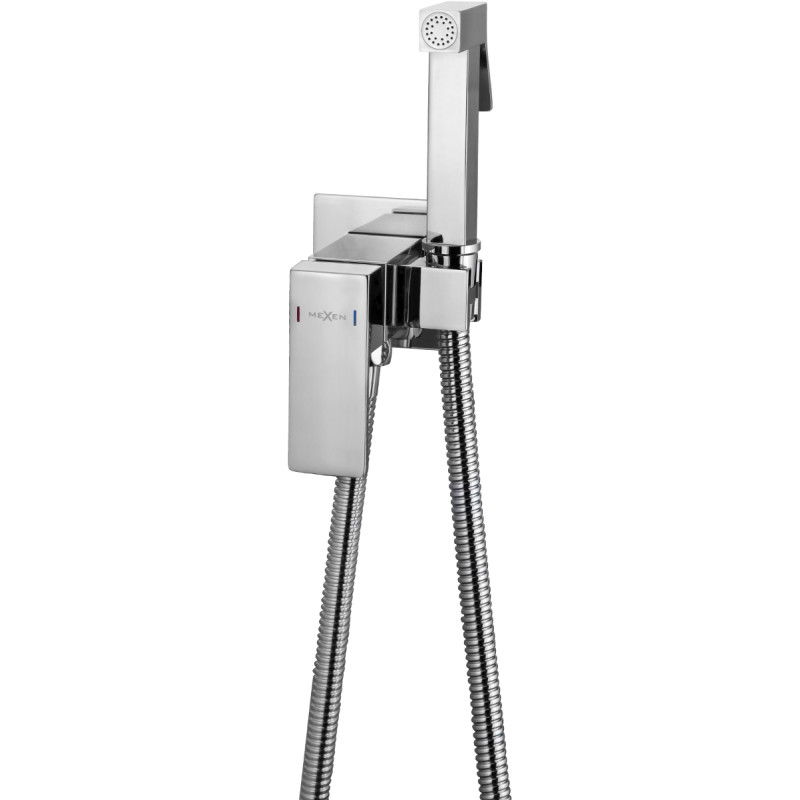 Mexen Cube podomítková bidetová baterie se sadou, chrom - 7599150-00