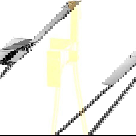 Mexen Cube podomítková bidetová baterie se sadou pro bodovou montáž, zlatá - 7599150-50