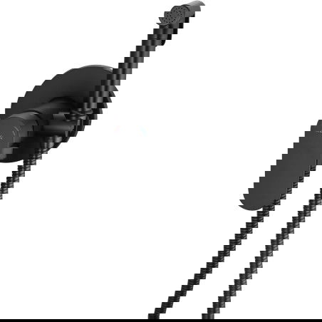 Mexen Milo podomítková bidetová baterie s bodovou sadou, černá - 7599350-70