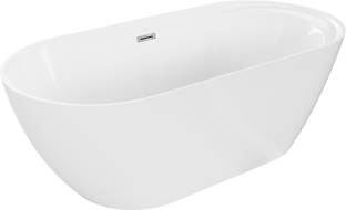 Mexen Laura volně stojící vana 170 x 80 cm, bílá - 53401708000