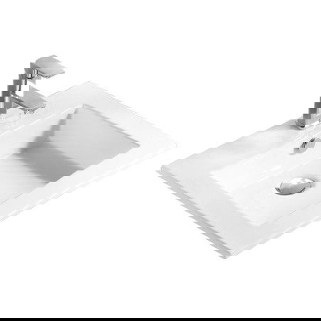 Mexen Salma umyvadlo zapuštěné do desky 54 x 47 cm, bílá - 25395400