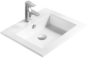 Mexen Salma umyvadlo zapuštěné do desky 54 x 47 cm, bílá - 25395400