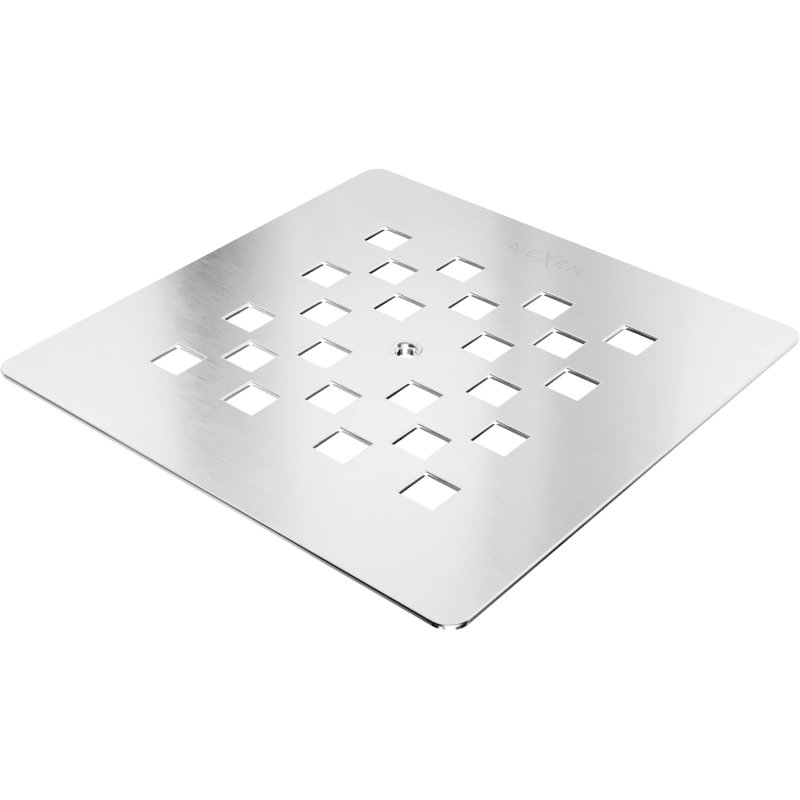 Mexen Stone+ kryt pro sprchovou vaničku, inox - 44910001