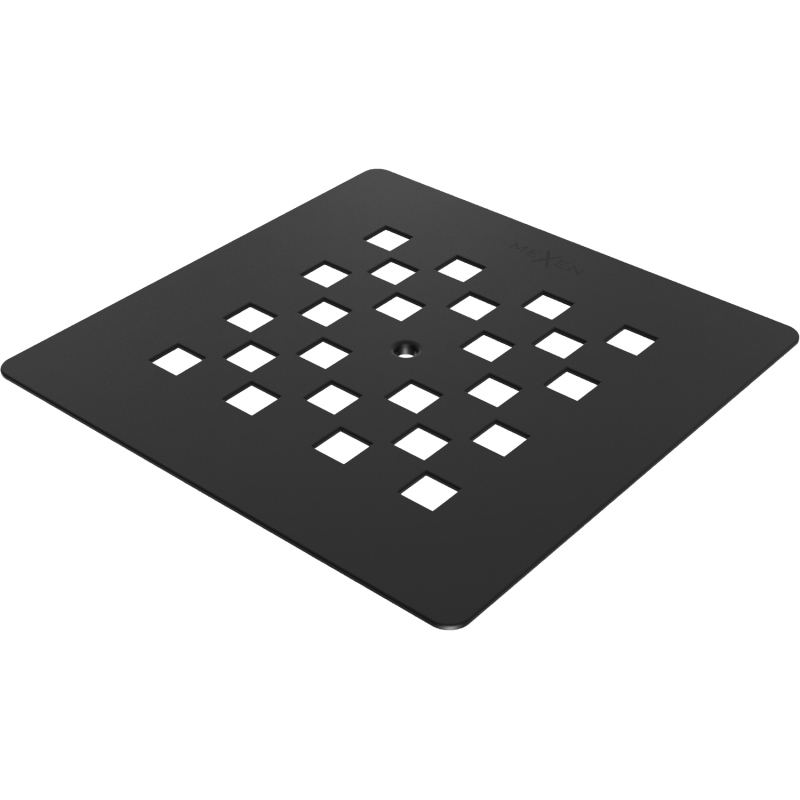 Mexen Stone+ krytka pro sprchovou vaničku, černá - 44910070