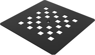 Mexen Stone+ krytka pro sprchovou vaničku, černá - 44910070