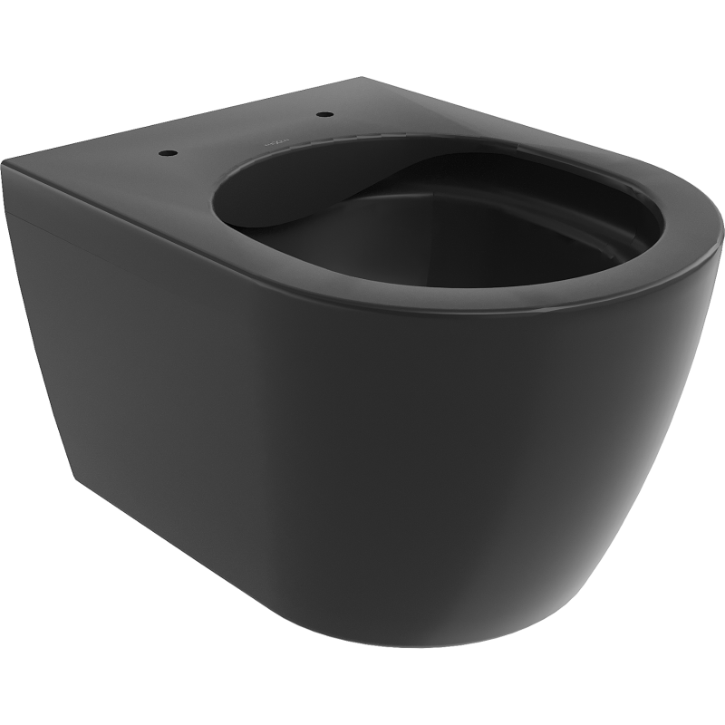 Mexen Carmen mísa WC Rimless, černá mat - 3388XX85