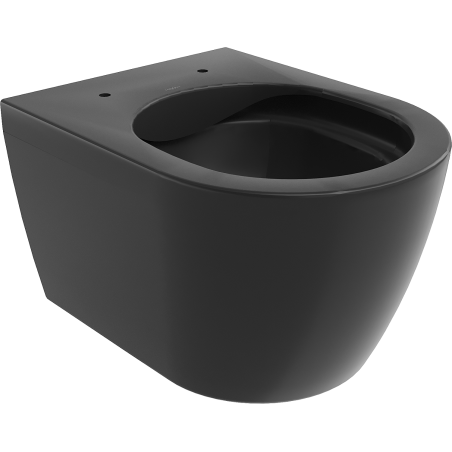 Mexen Carmen mísa WC Rimless, černá mat - 3388XX85