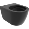 Mexen Carmen mísa WC Rimless, černá mat - 3388XX85