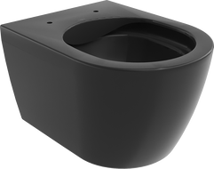 Mexen Carmen mísa WC Rimless, černá mat - 3388XX85