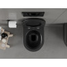 Mexen Carmen mísa WC Rimless s pomalu uzavíratelným prkénkem slim, duroplast, černá mat - 30881085