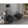 Mexen Carmen wc mísa Rimless s pomalu klesající deskou slim, duroplast, černá matná - 30880185