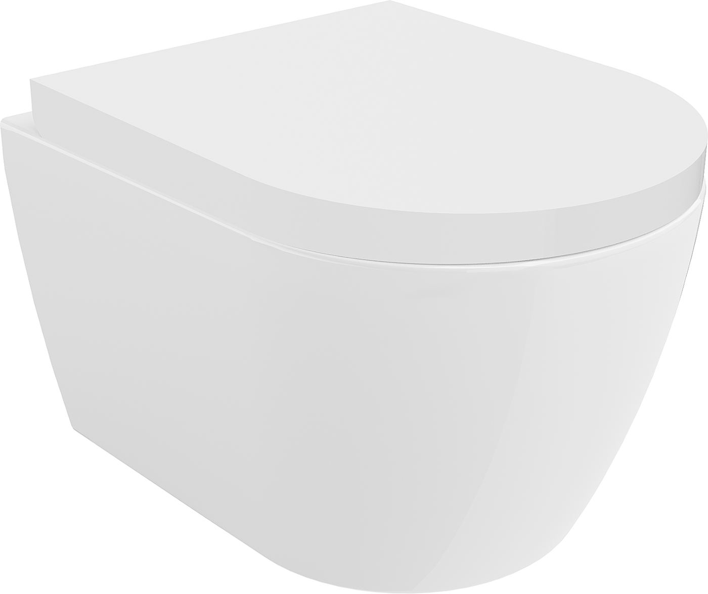 Mexen Carmen WC mísa Rimless s pomalu padající deskou tvrdá, duroplast, Bílá - 30880200