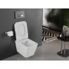 Mexen Cube wc mísa Rimless s pomalu sklopným slim sedátkem, duroplast, bílý lesk - 30924000