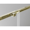 Mexen Exo-S posuvné sprchové dveře 180 cm, transparentní, zlaté - 8151-180-000-50-00
