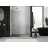Mexen Exo-S posuvné sprchové dveře 180 cm, transparentní, zlaté - 8151-180-000-50-00