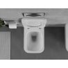 Mexen Margo WC mísa Rimless s pomalu uzavíratelným tenkým sedátkem, duroplast, bílý lesk - 30420800