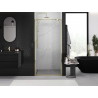Mexen Exo-BR Duo dvojité sprchové dveře 110 cm, průhledné, zlaté - 8182-110-000-50-00