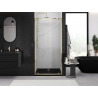 Mexen Exo-BR Duo dvojité sprchové dveře 110 cm, průhledné, zlaté - 8182-110-000-50-00