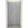 Mexen Exo-BR Duo dvojité sprchové dveře 110 cm, průhledné, zlaté - 8182-110-000-50-00