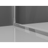 Mexen Exo-B Duo otevírací sprchová kabina 120 x 100 cm, průhledná, chromová - 814-120-100-01-00