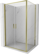 Mexen Exo-B Duo sprchový kout otočný 110 x 85 cm, transparentní, zlatý - 814-110-085-50-00