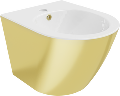 Mexen Lena závěsné bidet, bílý/zlatý - 35224806