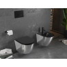 Mexen Lena závěsné bidet, černý mat/stříbrný - 35224874