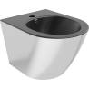 Mexen Lena závěsný bidet, černý mat/stříbrný - 35224874