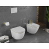 Mexen Lena závěsné bidet, bílý/zlatý linie - 35224805