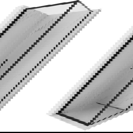 Mexen Exo složený sprchový kout 110 x 110 cm, průhledný, černý - 816-110-110-70-00