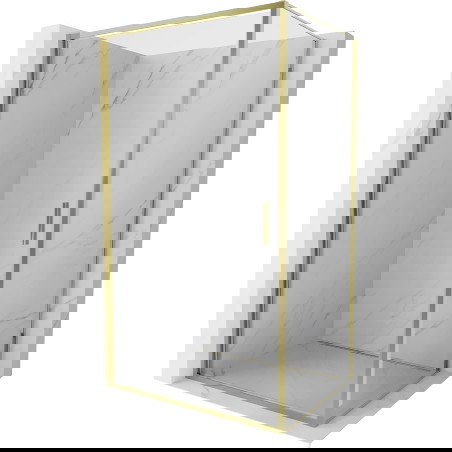 Mexen Exo sprchový kout otočný 70 x 120 cm, transparentní, zlatý - 817-070-120-50-00