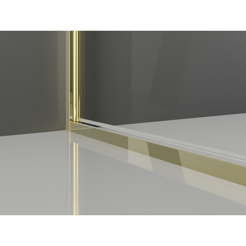 Mexen Exo-B sprchový kout otočný 90 x 120 cm, transparentní, zlatý - 817-090-120-50-00