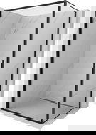 Mexen Exo sprchový kout výkyvný 100 x 120 cm, průhledný, černý - 817-100-120-70-00