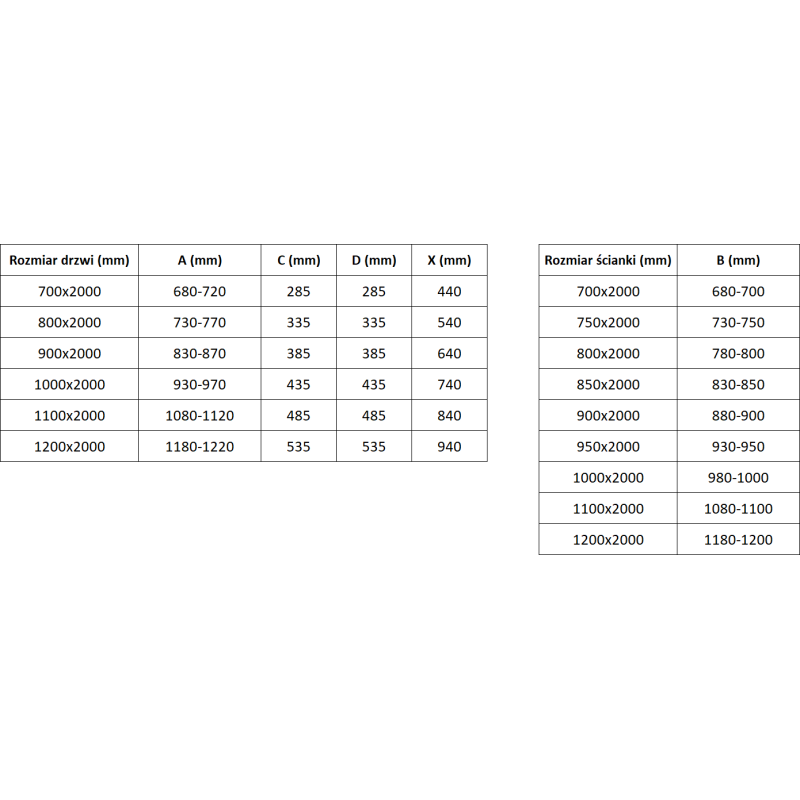 Mexen Exo sprchový kout s otočnými dveřmi 80 x 90 cm, transparentní, zlatá - 8182-080-090-50-00