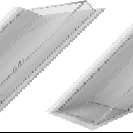 Mexen Exo sprchový kout posuvný 180 x 90 cm, transparentní, chrom - 8151-180-090-01-00