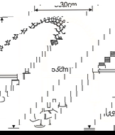 Mexen Clara kuchyňská baterie, inox - 670501-99