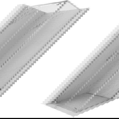 Mexen Exo posuvná sprchová kabina 120 x 120 cm, transparentní, chrom - 8182-120-120-01-00