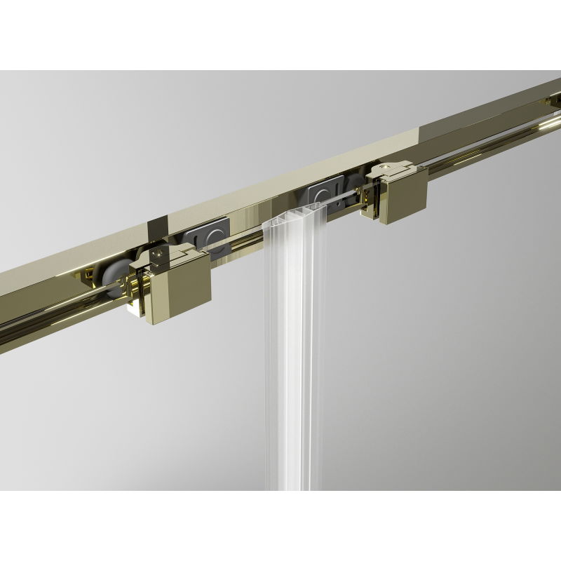 Mexen Exo sprchový kout posuvný 180 x 90 cm, transparentní, zlatý - 8151-180-090-50-00