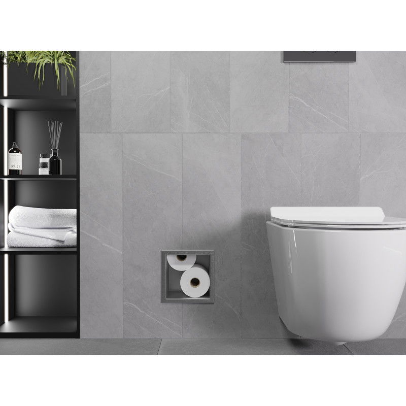 Mexen X-Wall-B držák na toaletní papír, inox - 1915