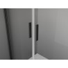Mexen Exo-BR Duo sprchový kout s otevíracími dveřmi 110 x 85 cm, transparentní, černý - 8182-110-085-70-00