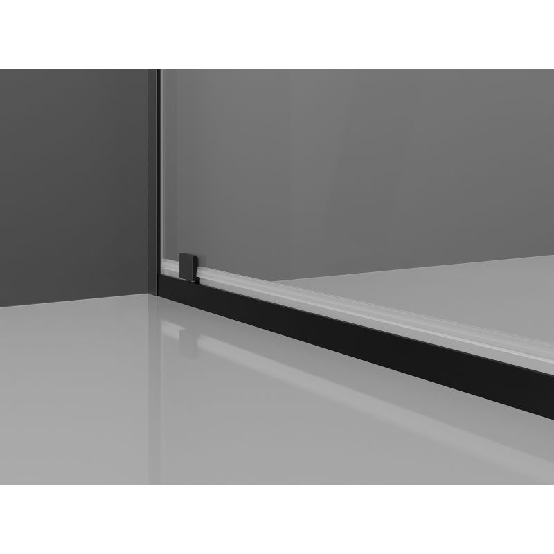 Mexen Exo sprchový kout s otevíracími dveřmi 110 x 85 cm, průhledný, černý - 8182-110-085-70-00