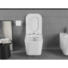 Mexen Teo WC mísa Rimless s pomalu klesající deskou slim, duroplast, bílý lesk - 30850600