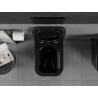 Mexen Teo mísa wc Rimless s deskou pomalu padací slim, duroplast, černý lesk - 30854070