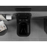 Mexen Teo WC mísa Rimless s pomalu spouštěcí deskou slim, duroplast, černý lesk - 30854070