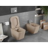 Mexen Teo WC mísa Rimless s pomalu sklopným slim sedátkem, duroplast, cappuccino mat - 30854064