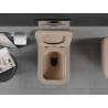 Mexen Teo WC mísa Rimless s pomalu sklopným slim sedátkem, duroplast, cappuccino mat - 30854064