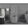 Mexen Teo wc mísa Rimless s pomalu klesající deskou slim, duroplast, světle šedá matná - 30854061