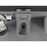 Mexen Teo wc mísa Rimless s pomalu klesající deskou slim, duroplast, světle šedá matná - 30854061