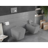 Mexen Teo wc mísa Rimless s pomalu klesající deskou slim, duroplast, světle šedá matná - 30854061